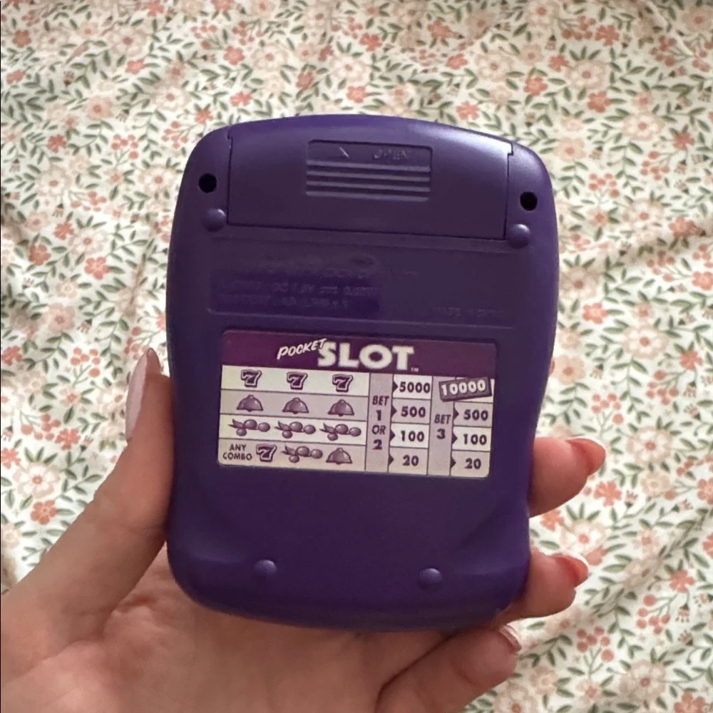 Pocket Slot Handheld Game - Purple 1997